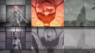 NieR Automata  Bunker Destruction Anime vs Game Comparison [upl. by September]