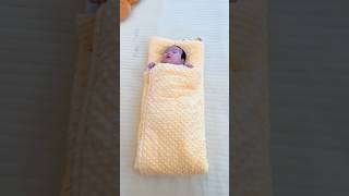 Newborn baby swaddle babycaretips shorts ❤️ [upl. by Kiker]