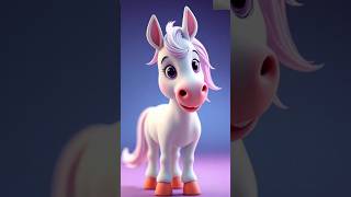 Beautiful horse video  Horse cartoon  shorts horse cartoon [upl. by Aicilif953]