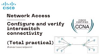 CCNA 15 Configure and verify VLANs normal range spanning multiple switches [upl. by Esimehc]