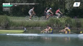 Championnat de France J16 Bateaux longs Libourne 2019  Finale du deux sans barreur hommesJ16H2 [upl. by Angelica989]