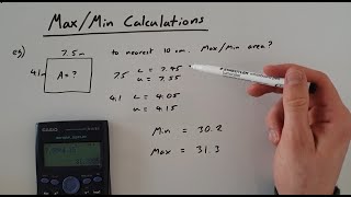 BOUNDS  UpperLower Bounds  MinMax Calculations  Mitch Maths [upl. by Akinot117]