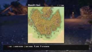 The Elder Scrolls Online Tamriel Unlimited Map Size [upl. by Service]