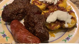 How to Air Fry a Top Sirloin or Flat Iron Steakplus a Bonus Tip [upl. by Strickland]