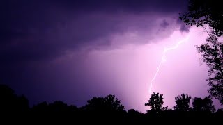 Heavy Thunderstorm Sounds  Relaxing Rain Thunder amp Lightning Ambience for Sleep  HD Nature Video [upl. by Ries]