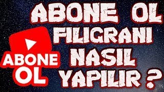 YouTube Abone Ol Filigran Nasl Eklenir Adding a YouTube Subscribe Button [upl. by Nitsirt]