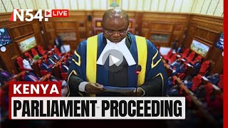 Kenya Protest Debate Parliament Of Kenya LIVE Proceedings Today  Senate – News54 [upl. by Ellierim]