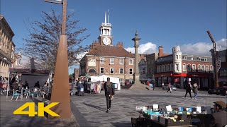 StocktononTees Walk Town Centre【4K】 [upl. by Fiora]