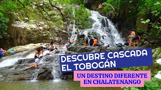 🦌CASCADA EL TOBOGÁN UN RINCÓN NATURAL EN AGUA CALIENTE CHALATENANGO EL SALVADOR🦜 [upl. by Vihs]