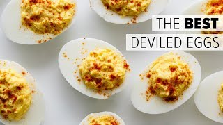 DEVILED EGGS  how to make the best deviled eggs recipe paleo keto whole30 [upl. by Ekim]