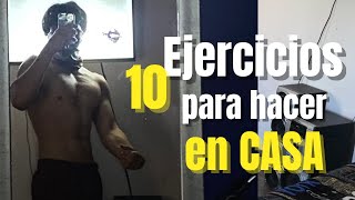 10 Ejercicios para hacer en Casa [upl. by Tekcirk]