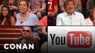 YouTube Commenters Invade Conans Audience  CONAN on TBS [upl. by Cristy827]