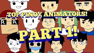 TOP 11 PINOY ANIMATORS NA SIKAT SA YOUTUBE PART 1 TAGALOG CONTENT  Pinoy Animation [upl. by Sualk486]