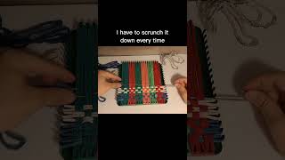 Potholder on Loom Timelapse [upl. by Judsen]