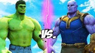 THANOS VS HULK  INFINITY BATTLE [upl. by Jere479]