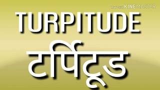 Turpitude meaning in Hindi [upl. by Nannahs270]