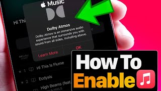 How to Enable Spatial Audio with Dolby Atmos on Apple Music  [upl. by Barnabas]