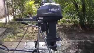 2009 Yamaha 25hp 2 stroke short shaft outboard motor [upl. by Barram]