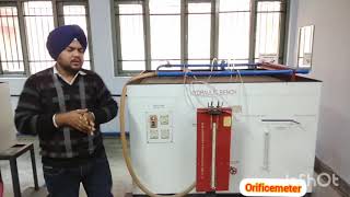 To calculate coefficient of discharge by orifice meter FM Lab experiment SLIET [upl. by Warram]