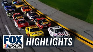 Bluegreen Vacation Duels at Daytona  NASCAR ON FOX HIGHLIGHTS [upl. by Auqinahs]