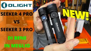 Olight Seeker 4 PRO VS Seeker 3 PRO Potentissima torcia LED EDC 4600 lumen Torcia tattica [upl. by Hardin77]