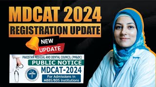 📢MDCAT 2024 registration UpdateUnexpected Changes Mdcat Series saltpkofficial Dr Afifa [upl. by Nimrak625]