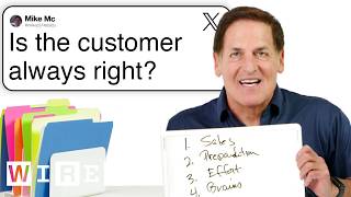 Mark Cuban Answers Business Questions From Twitter  Tech Support  WIRED [upl. by Notsrik]