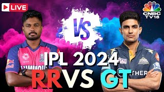 IPL 2024 LIVE RR vs GT LIVE Match  Rajasthan Royals vs Gujarat Titans LIVE Score  Cricket  N18L [upl. by Angelina641]