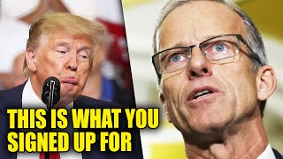 John Thune Quickly Realizes He’s Now at the Helm of the MAGA Circus [upl. by Trumaine]