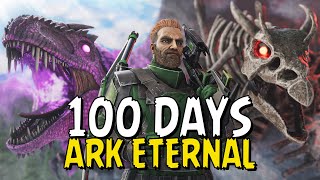 I Survived 100 Days In ARK Eternal [upl. by Katine]