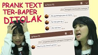 PRANK TEXT TERBAPER  DITOLAK MENTAH MENTAH [upl. by Waterman933]