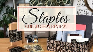 Graphic 45 Staples Collection Reveal  Albums Embellishments and More [upl. by Murray]