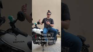 İzmir yolları vs ay kraterleri honda cl250 funny motosiklet vlog scrambler trending [upl. by Neellek]