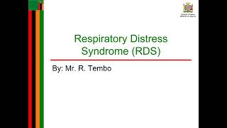 Respiratory Distress Syndrome [upl. by Efren763]