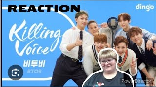 BTOB Killing Voice Reaction 🐻 [upl. by Esdnil]