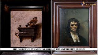 The Goldfinch by Carel Fabritius at the Mauritshuis Museum [upl. by Aisena]