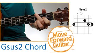 Guitar Chords for Beginners  Gsus2 [upl. by Adahsar]