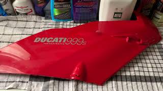 Motorcycle Fairing Plastic Welding Temporary Repair [upl. by Aned]