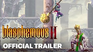 Blasphemous 2  Official The War Censer Weapon Showcase Trailer [upl. by Eidak]