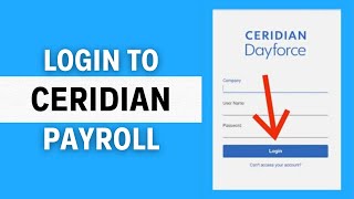 How To Login To Ceridian Payroll  Ceridian Dayforce Employee Payroll Login [upl. by Urial]