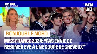 Miss France 2024 couronnement dEve Gilles la fierté régionale [upl. by Ares]