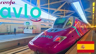 7 EUROS ONLY Renfe AVLO Review Madrid  Valencia [upl. by Nigen740]