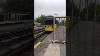 Manchester Metrolink Trams Central Park  3084 to East Didsbury via Exchange Square [upl. by Nylram]