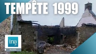 Tempête 1999  Les dégâts en Bretagne  Archive INA [upl. by Toscano]