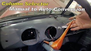 Manual to Auto Column shifter conversion 1951 GMC  Chevrolet [upl. by Berardo]