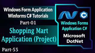 55  Shopping Mart Application Project In Windows Forms C  Winforms C  Part1 HindiUrdu [upl. by Shannah]