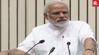 PM Modis Tribute To Mahatma Gandhi  Full Speech [upl. by Atarman806]