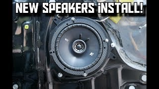 MY CELICA GETS NEW SPEAKERS  How to change speaker on a toyota celica [upl. by Kester]