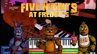 I played the FNAF THEME SONG  Roblox Got Talent [upl. by Ulick]