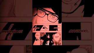 Sarada awakens Mangekyou sharingan boruto naruto manga edit uchiha [upl. by Alioz]